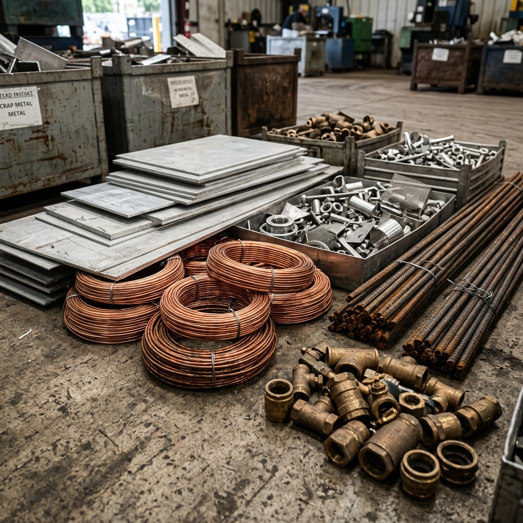 Materiales metálicos disponibles para compra